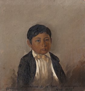 Colombia, Barranquilla, portret van jongen